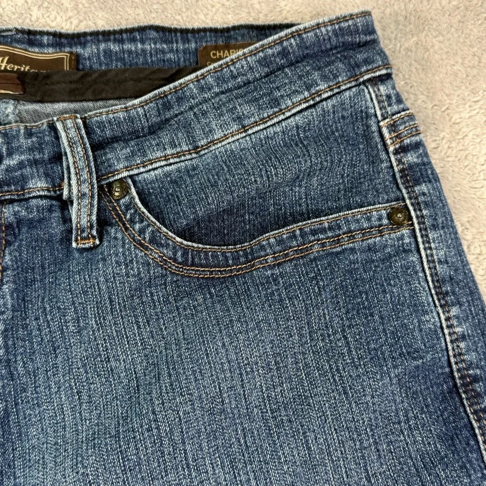 34 Heritage Jeans Mens 35x30 Fits 35x24 Blue Denim Charisma Classic Comfort - Picture 7 of 16